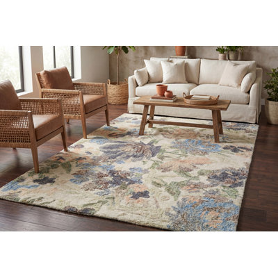 Tapis rectangulaire en laine