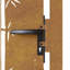 Barrière de jardin en acier vidaXL anthracite 105 x 80 cm-1576090070-1576090073