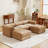 Elegant Camel  Chenille  Sof