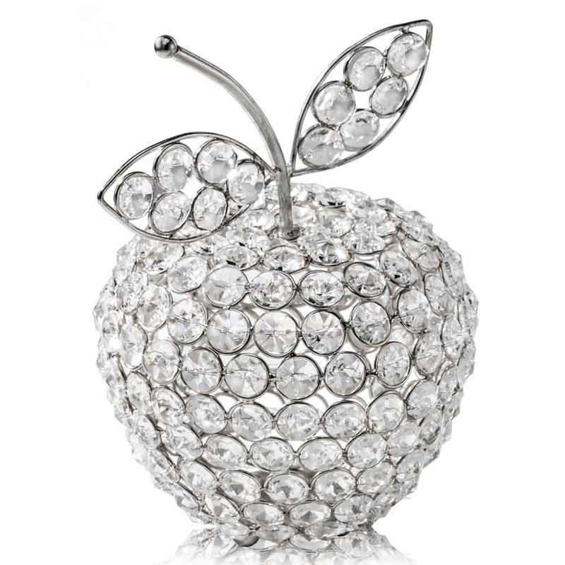 Mullica Food & Beverage Figurines & Sculptures, Silver, 14" H x 12.5" W x 12.5" D