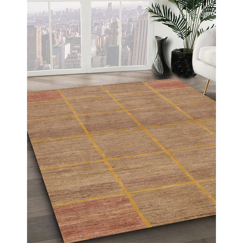 Abstract Indoor Rug, Round 5'