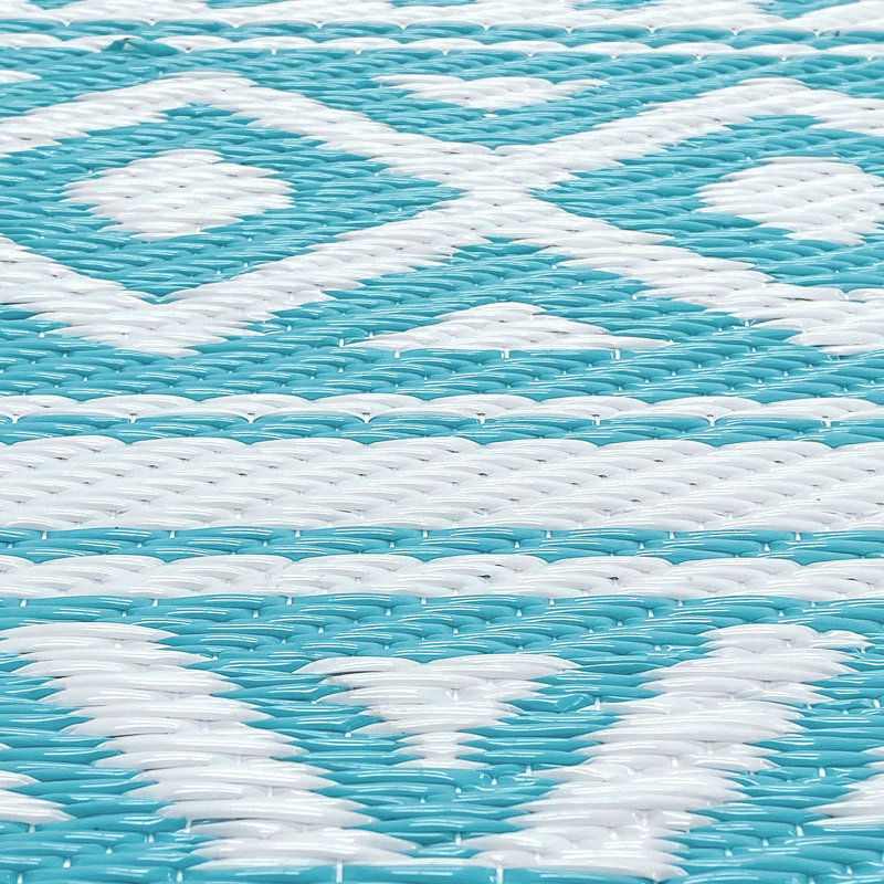 Tapis marocain intérieur / extérieur Patricia Patricia, Rectangle 8 pi 10 po x 11 pi 10 po