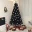 Arbre de Noël artificiel régulier (double) avec aiguilles noires-966901677-966901672-966901665