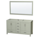 Sheffield 59" Double Bathroom Vanity Base Only