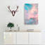 Rainbow Clouds In Abstract - Wrapped Canvas Print-55340795