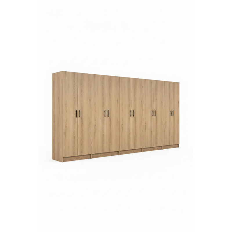 Armoire de rangement polyvalente en chêne Modex, Oak