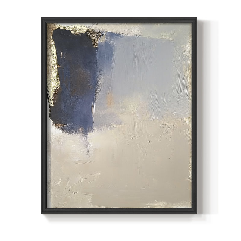 ABSTRACT Series cmxxi - reproduction encadrée de qualité supérieure - prête à être accrochée - aucun clou requis