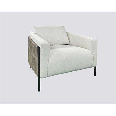 Chaise d'appoint avec extérieur en corde (chaise incluse seulement)