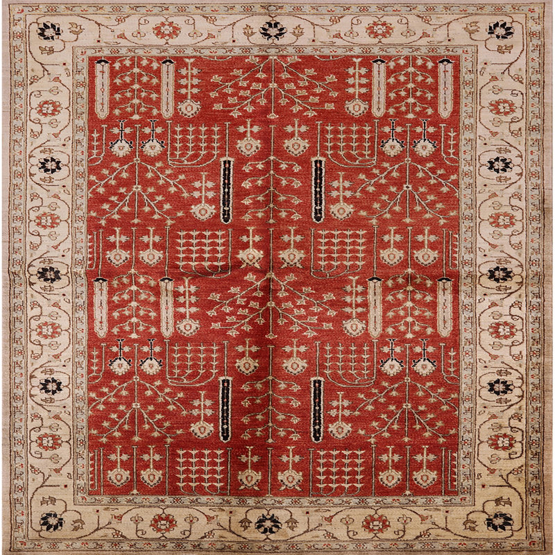 Baruyr Oriental Indoor Rug, Square 4'