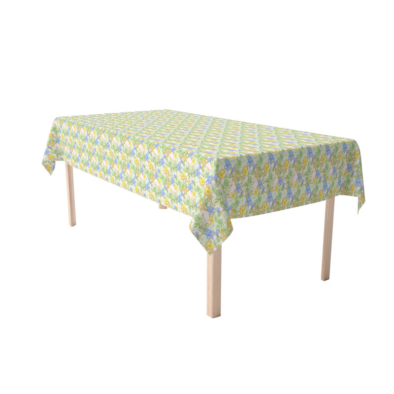 Floral 144 Cotton Tablecloths, 120" x 52"