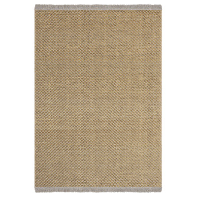 Tapis jaune en jute / sisal Marqies