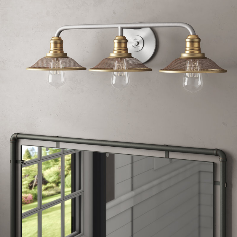 Rigby 3-Light Vanity Light, Antique Nickel