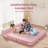 Portable Folding Floor Sofa Bed Chair, 3-In-1 Convertible Floor Futon Mattress-621658637