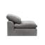 Canapé modulaire en lin avec repose-pieds Naveen-2017705912