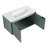 Floating Bathroom Vanity with Drop-Shaped Resin Sink