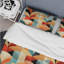 Ensemble de housse de couette Beige Turquoise Retro Revival-58424371