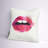 Oliver Gal Home Lola's Lips Throw Pillow