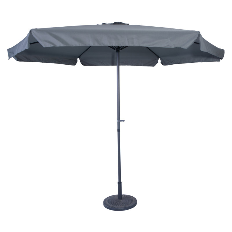 Iris 300cm Tilt Parasol, Dark Grey
