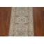 Tapis de couloir oriental fait à la main vert Oushak 3 x 10