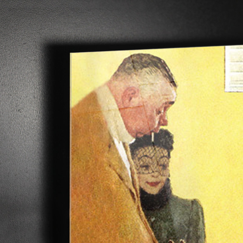 From The Veterinarian by Norman Rockwell - Unframed Painting, 70cm H x 70cm W