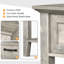 48cm W Solid Wood Bedside Table-1014749489