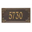 Plaque d'adresse murale 1 ligne Signature Series-1179592906-1179592902-1179592896