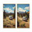 Explorers Haven Camping Travel Adventure I - ensemble de 2 impressions sur toile-949061787-949061788