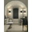 Preston Steel LED Flush Mounted Sconce-64113127