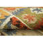 Tapis 100% laine tissé à la main à motif oriental tribal multicolore Southwestern