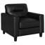 Chaise avec accoudoirs en similicuir Écosse-119160329