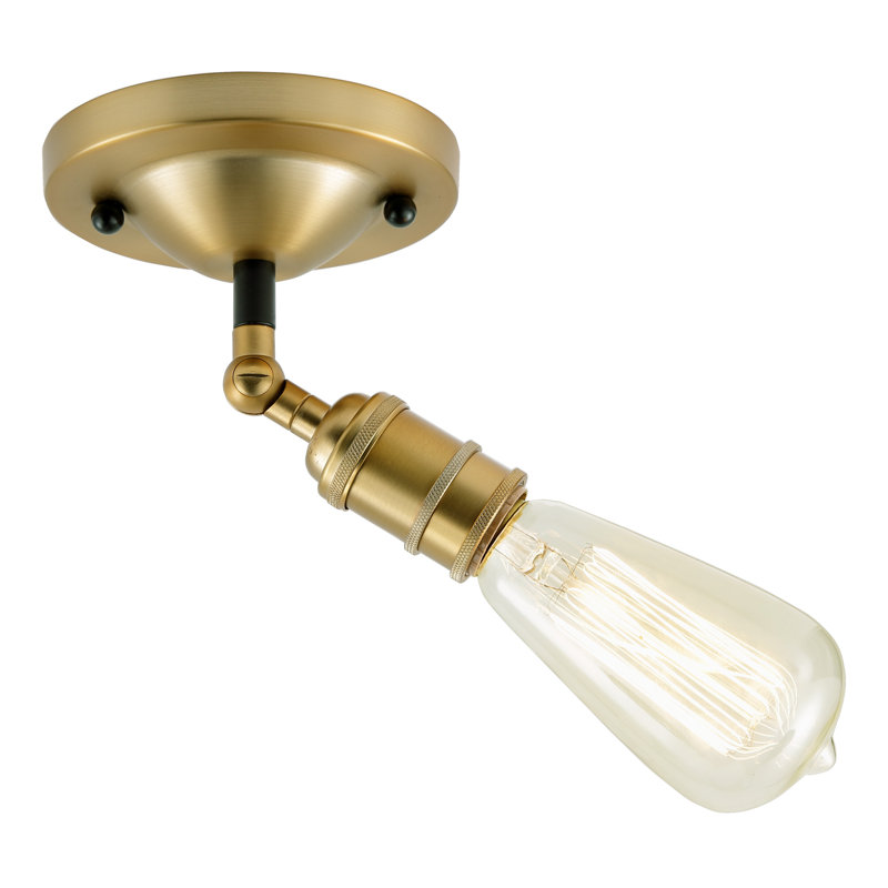Branum Swing Arm Sconce, Satin Brass