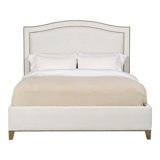 Caroline/Casey Queen Upholstered Low Profile Panel Bed