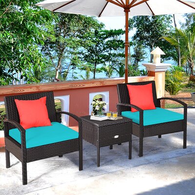 Patiojoy 3-piece Patio Wicker Storage Table & Chair Set Outdoor Conversation Set Red -  Winston Porter, 18FF715DA0ED4BD286374F5EF70C3CA7