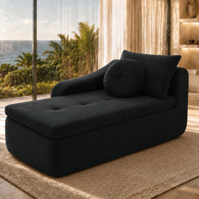 Chaise longue Corduroy Cloud, fauteuil de détente 1 ou 2 places sans structure, garni de ressorts et de mousse, avec larges accoudoirs et coussin décoratif, canapé-lit compressé sous vide, sans assemblage, pour salon