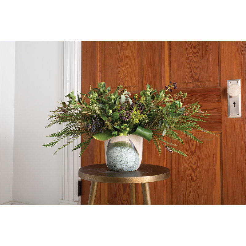 Ramage Ceramic Pot Planter, 8.25" H x 8.5" W x 9" D