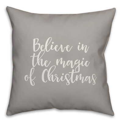  Coussin Believe in the Magic of Christmas