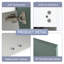 Meuble-lavabo mural simple 36 po avec comptoir en céramique