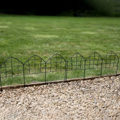 Gothic Border Edging – 3-Pack Decorative Steel Garden Edges