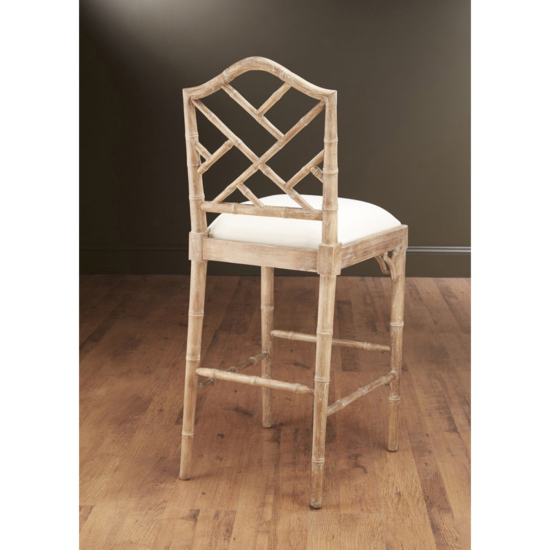 Corty 48" Bar Stool, Pickled