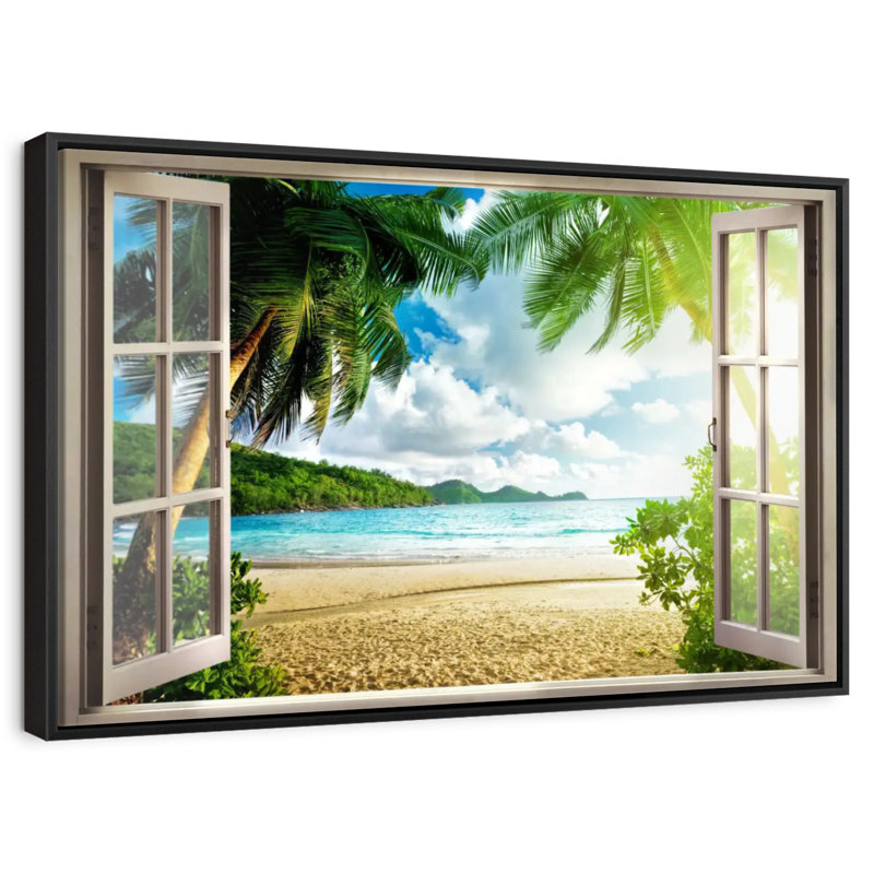 Window To Lush Gillard, 27" H x 40" W