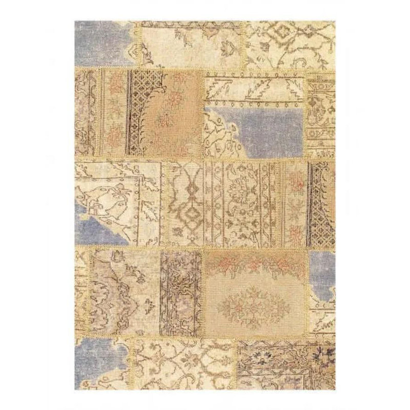 Tapis beige unique de 6 pi 2 po x 9 pi 2 po Leib