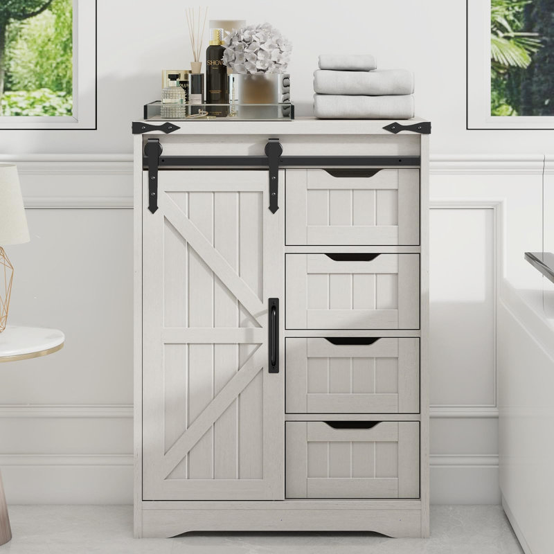 Armoire de rangement Farmhouse, Beige