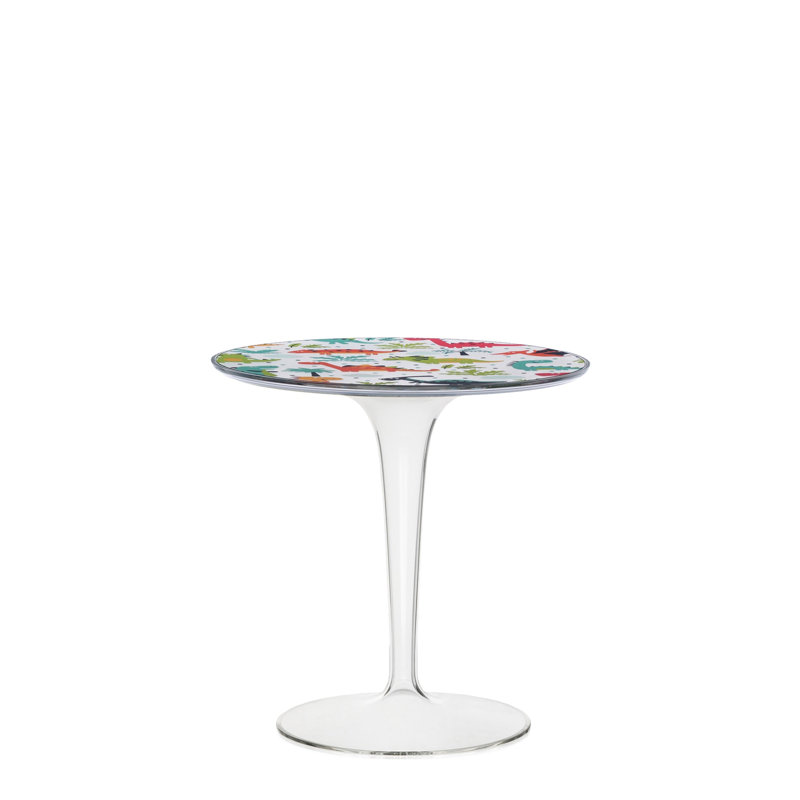 Tip Top End Table, Dinosaur Print