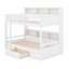 Kids Twin Bunk Bed with Drawers-1233461866