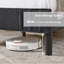 Lit plateforme simple avec tête de lit ajustable en tissu Aldora-314137608