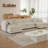 Chenillaire U-Shaped Chenille Sectional Sofa with Double Ottomans - Modular 4-Seater Comfort Couch, Reversible Deep Seat Design with Premium Fabric & Flexible Living Room Configuration-1684322985