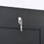 Armoire décorative, buffet autoportant, garde-manger avec tiroirs, tablettes et plateaux coulissants-290469264