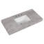 Vasque de salle de bain, 94 cm (L) x 56 cm (P) x 6,5 cm (H), en porcelaine, avec 3 trous prépercés pour robinetterie, gris italien-122480392-122480391-122480394