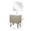 Ensemble de miroir de meuble-lavabo simple l 30 po x P 20 po Lancy-981451206