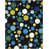 Noir/multicolore